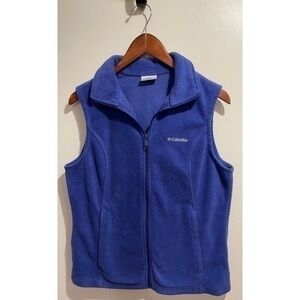 Columbia Women’s Blue Zip Up Vest size Med…